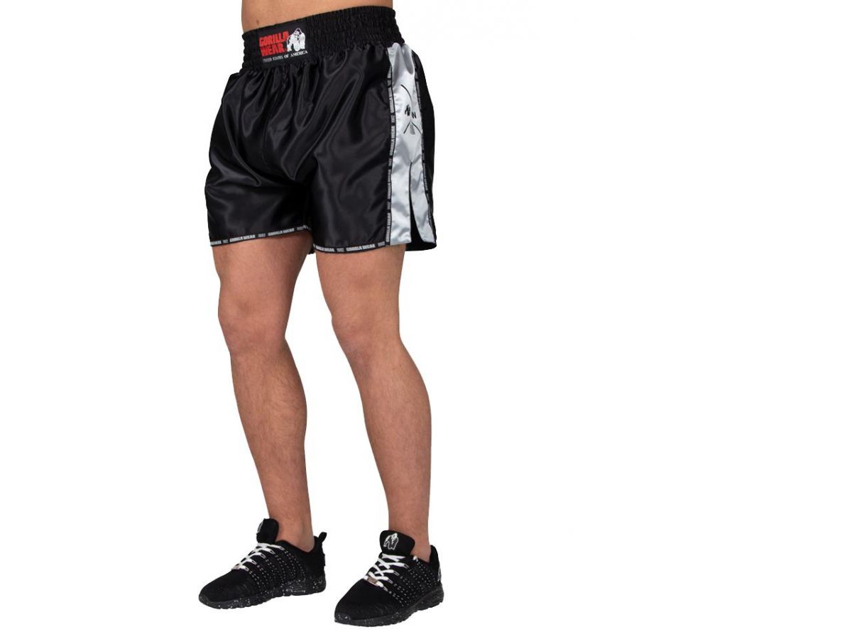 Gorilla Wear - Henderson Muay Thai/kickboxing Shorts - Fekete-szürke
