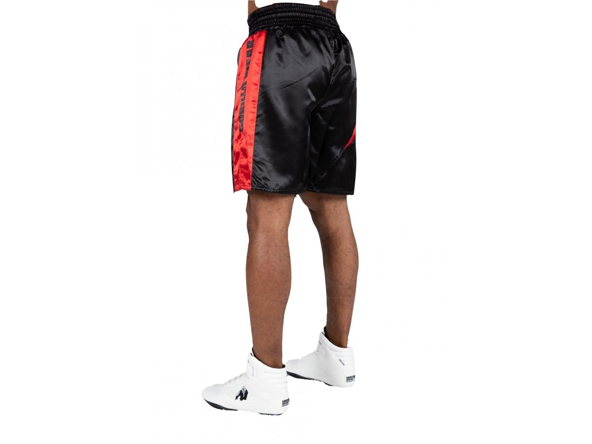 Gorilla Wear - Hornell Boxing Shorts - Fekete/piros