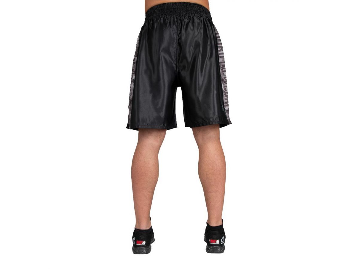 Gorilla Wear - Vaiden Boxing Shorts - Fekete/szürke terepmintás
