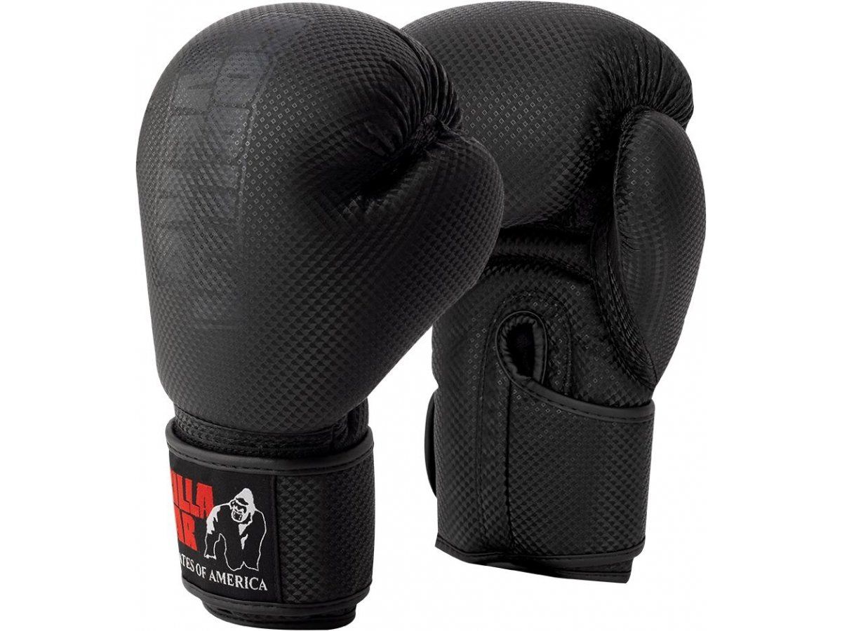 Gorilla Wear - Montello Boxing Gloves - Fekete boxkesztyű