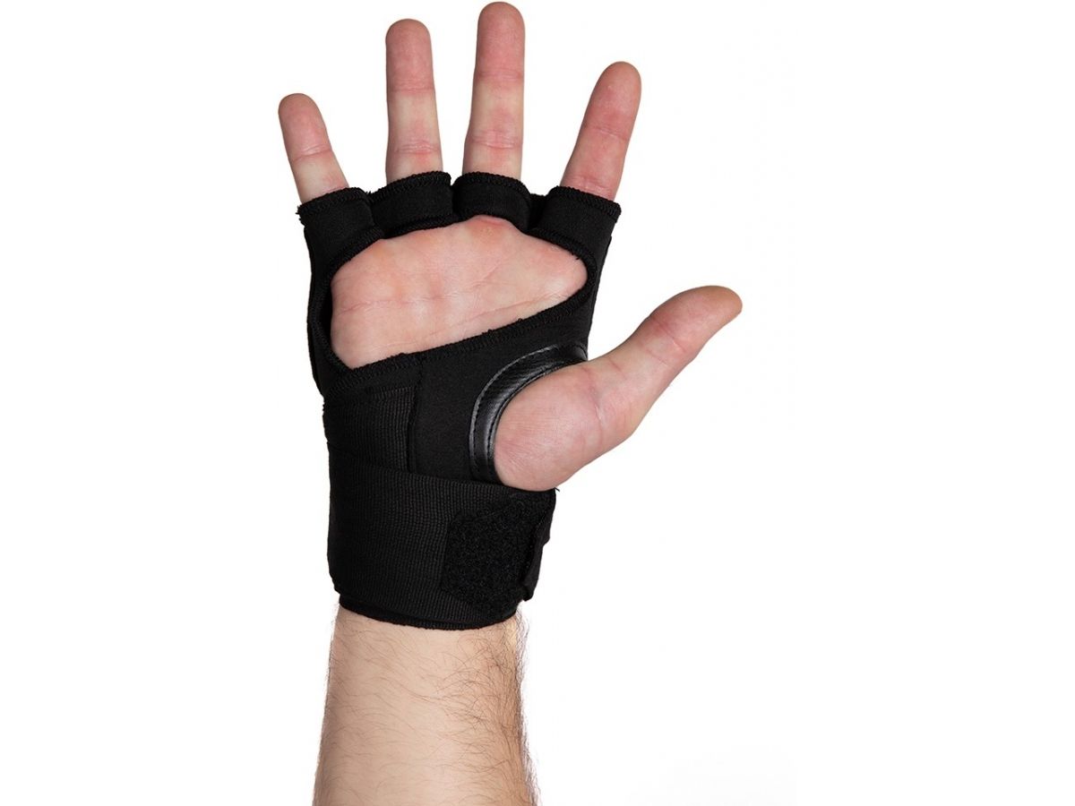 Gorilla Wear - Gel Glove Wraps - Fekete/fehér kézszorító kesztyű