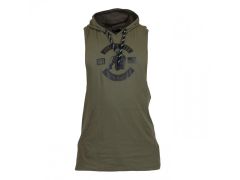 Gorilla Wear - Lawrence Hooded Tank Top - Katonai zöld