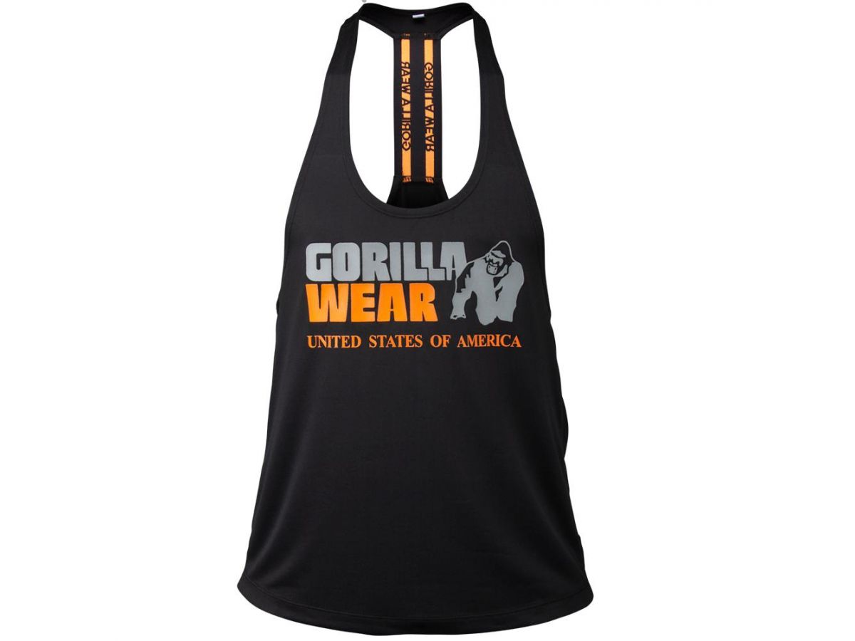 Gorilla Wear - Nashville Tank Top - Fekete/neon narancs