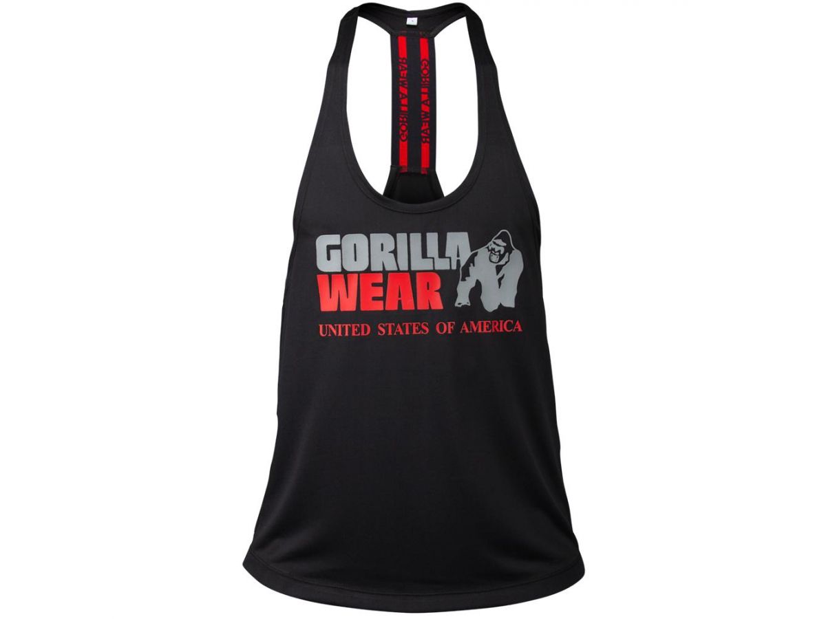 Gorilla Wear - Nashville Tank Top - Fekete/piros