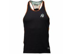 Gorilla Wear - Sacramento Camo Mesh Tanktop - Fekete/neon narancs