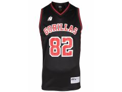 Gorilla Wear - San Mateo Jersey Tank Top - Fekete/piros