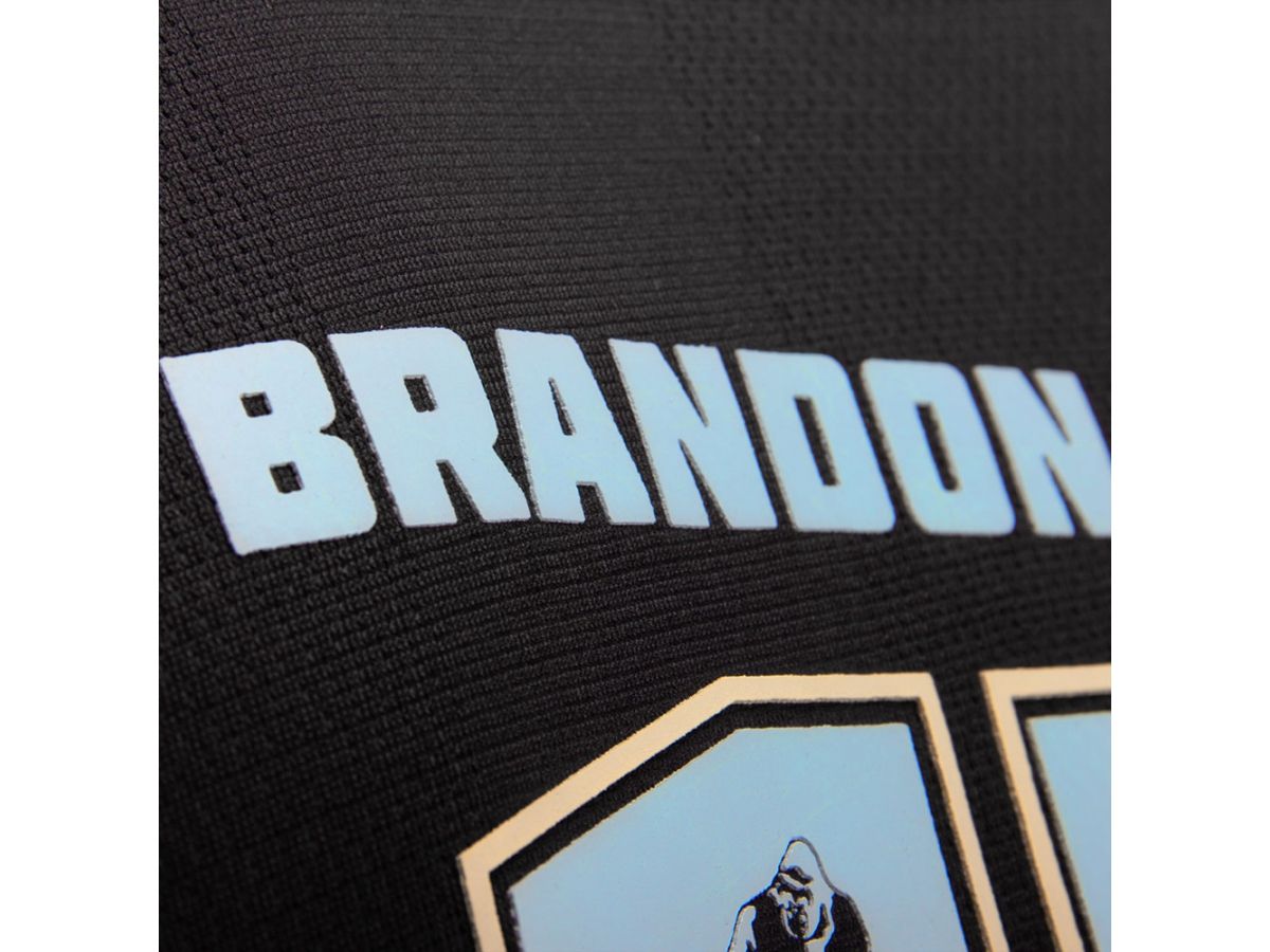 Gorilla Wear - Athlete T-shirt 2.0 Brandon Curry - Sportoló póló - Fekete/világoskék
