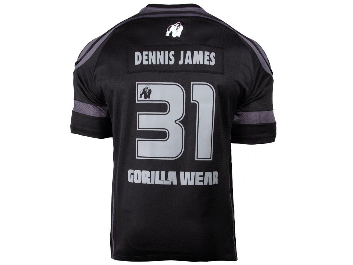 Gorilla Wear - Athlete T-shirt 2.0 Dennis James - Sportoló póló - Fekete/szürke