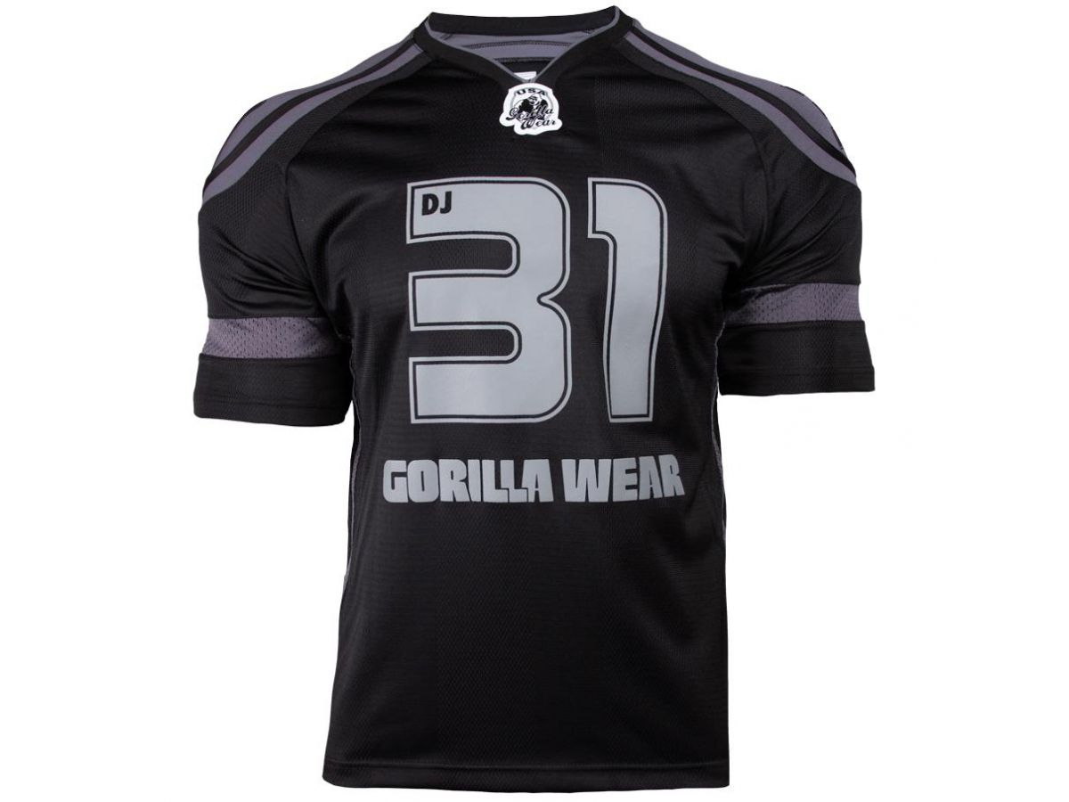 Gorilla Wear - Athlete T-shirt 2.0 Dennis James - Sportoló póló - Fekete/szürke