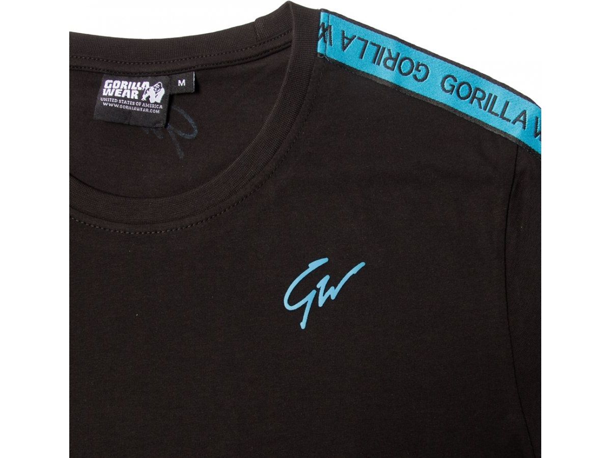 Gorilla Wear - Chester T-shirt - Fekete/kék