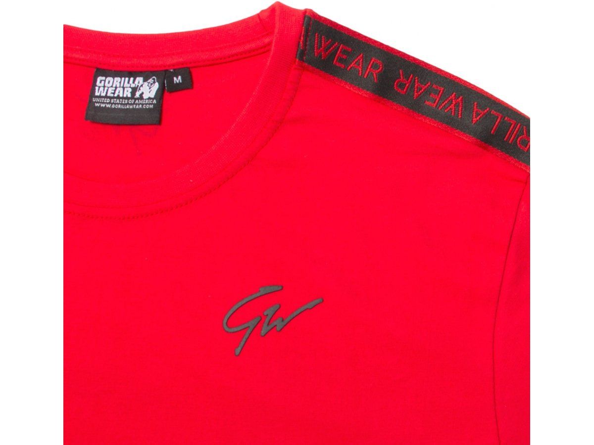 Gorilla Wear - Chester T-shirt - Piros/fekete
