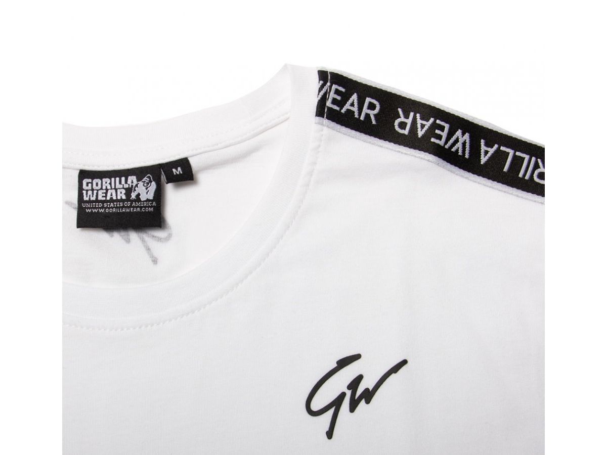 Gorilla Wear - Chester T-shirt - Fehér/fekete