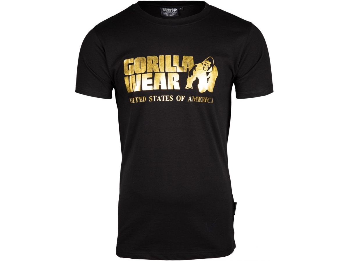 Gorilla Wear - Classic T-shirt - Fekete/arany 