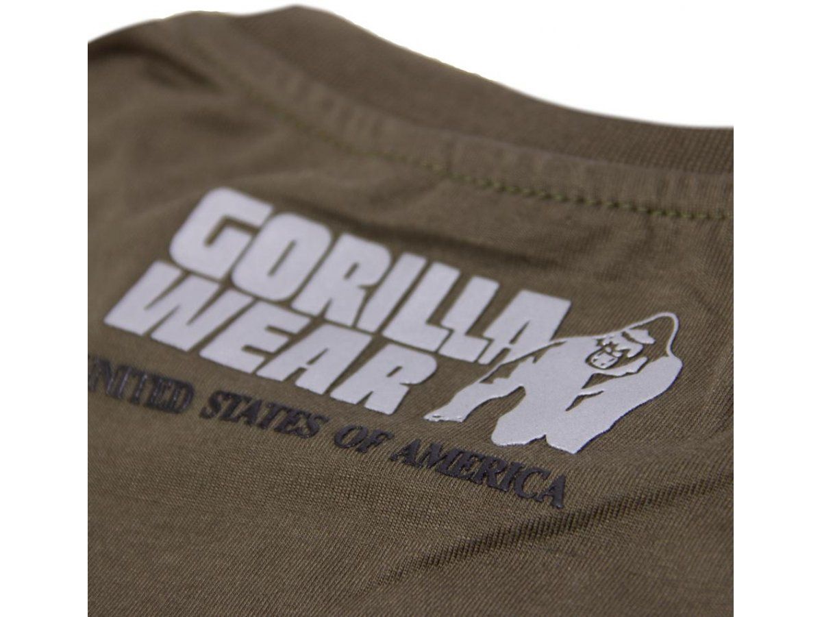 Gorilla Wear - Dakota Sleeveless T-shirt - Ujjatlan felső - Katonai zöld