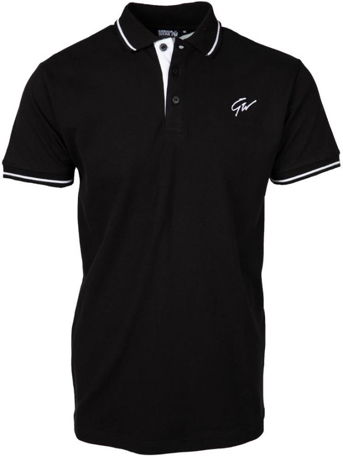 Gorilla Wear - Delano Polo - Fekete/fehér