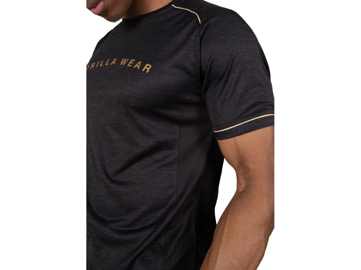 Gorilla Wear - Fremont T-shirt - Fekete/arany