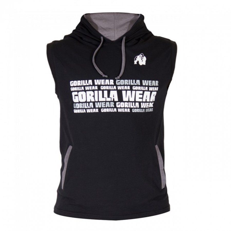 Gorilla Wear - Melbourne S/l Hooded T-shirt - Kapucnis ujjatlan felső - Fekete
