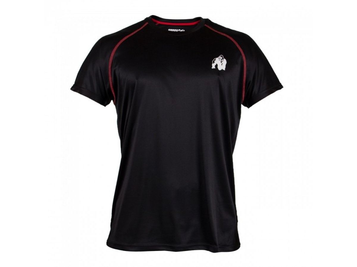Gorilla Wear - Performance T-shirt - Fekete/piros