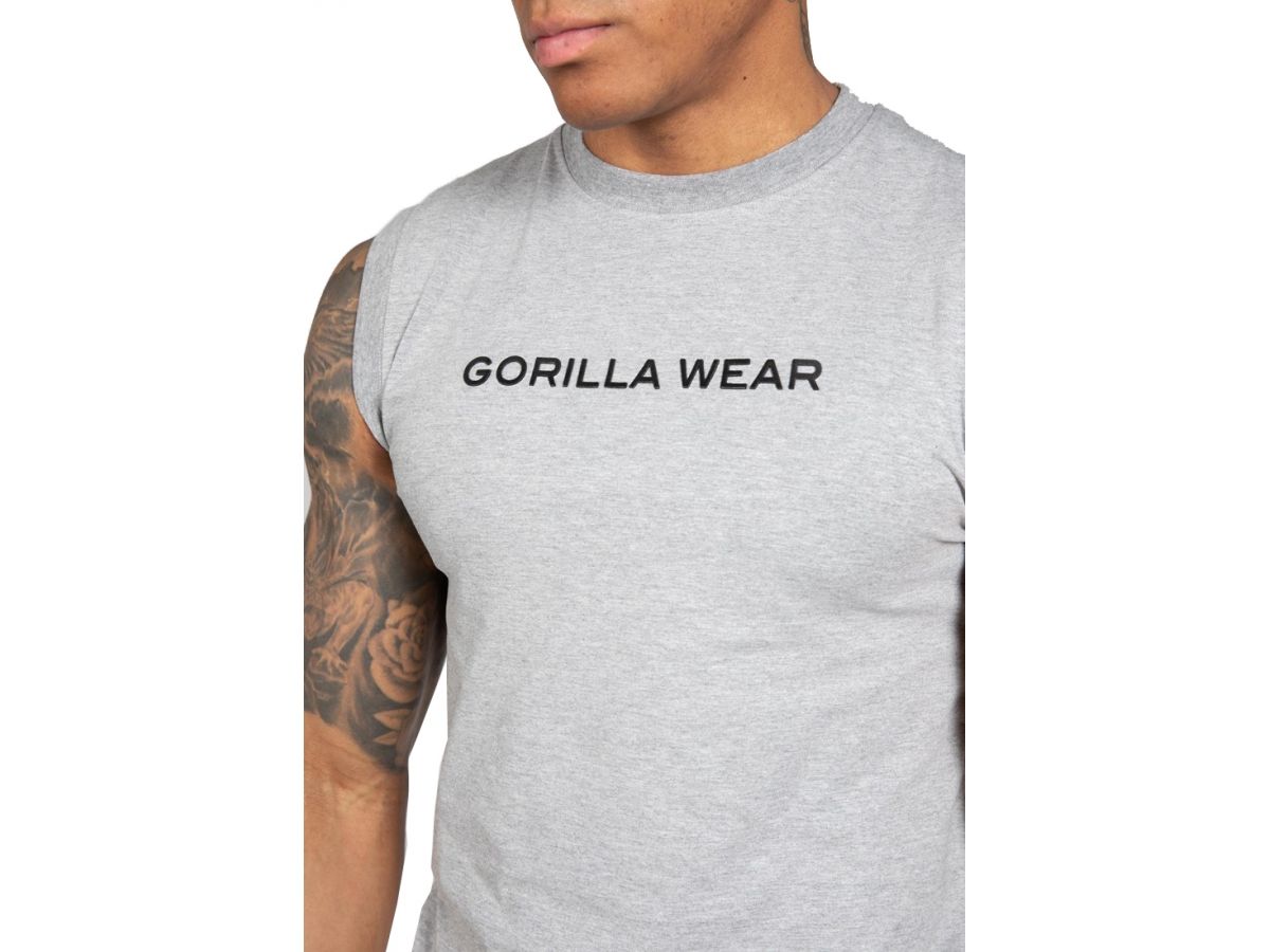 Gorilla Wear - Sorrento Sleeveless T-shirt - Szürke