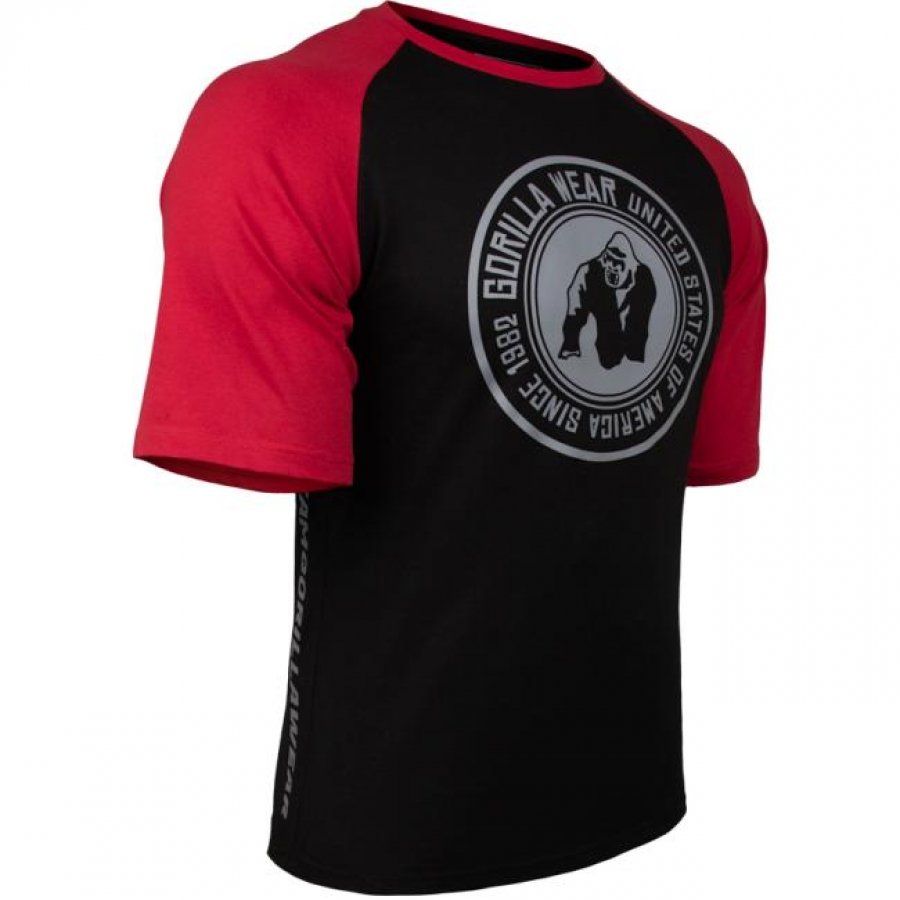 Gorilla Wear - Texas T-shirt - Fekete/piros