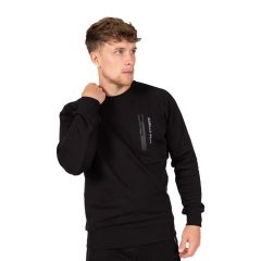 GORILLA WEAR - NEWARK SWEATER - BLACK - NEWARK PULÓVER - FEKETE