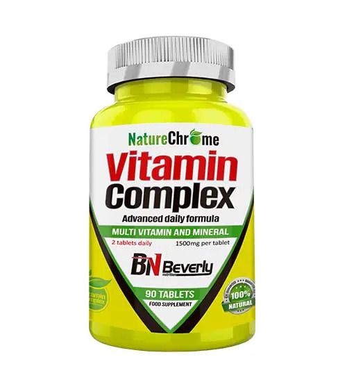 Beverly Nutrition Vitamin Complex - vitaminok és ásványi anyagok mindennapra - 90 tabletta
