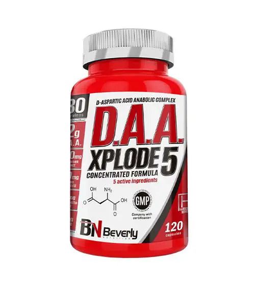 Beverly Nutrition DAA Xplode 5 - Testosterone Booster - 120 db kapszula