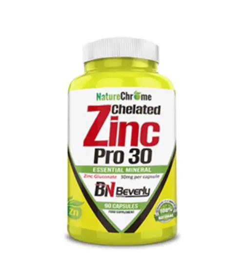 Beverly Nutrition Chelated Zinc Pro 30 - cink kapszula - 90 darabos kiszerelés