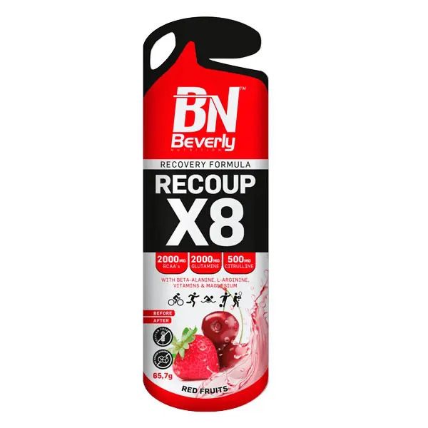Beverly Nutrition Recoup X8 edzés utáni regeneráló gél – 2 ízben – 12 adag / doboz