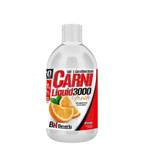 Beverly Nutrition Carni Liquid 3000 L-karnitin tartalmú zsírégető ital – 2 féle ízben – 500 ml