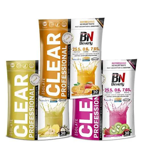 Beverly Nutrition Isolate Clear Shake Professional ARLA fehérje 908 g – 3 ízben