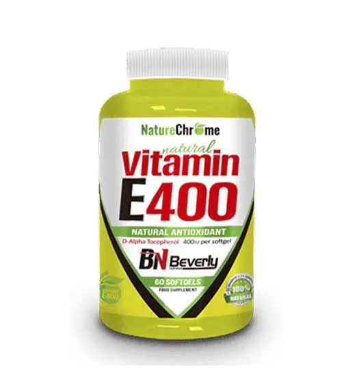Natural Vitamin E400 – vitamin és antioxidáns – 60 db lágyzselatin kapszula