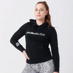 BioTech USA - ANDREA - NŐI KAPUCNIS PULÓVER - FEKETE