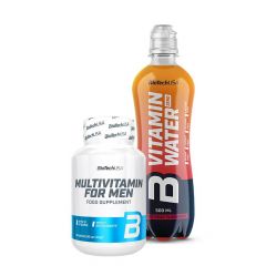 BioTech USA - MULTIVITAMIN FOR MEN - 60 TABLETTA + AJÁNDÉK VITAMIN WATER ZERO