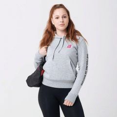 BioTech USA - SHANIQUE - NŐI KAPUCNIS PULÓVER - SZÜRKE