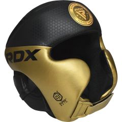 RDX L1 Mark Pro Cheek Boxing Training Fejvédő - fekete/arany