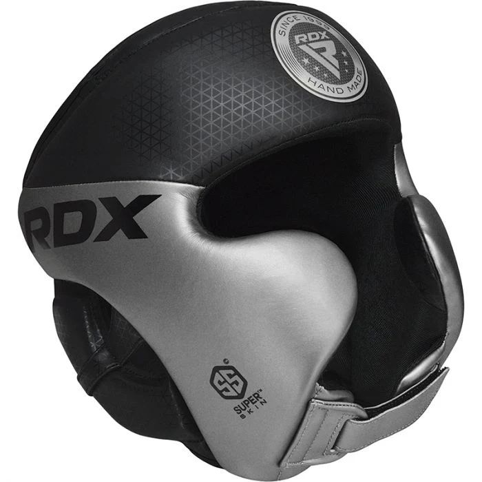 RDX L1 Mark Pro Cheek Boxing Training Fejvédő - fekete/ezüst