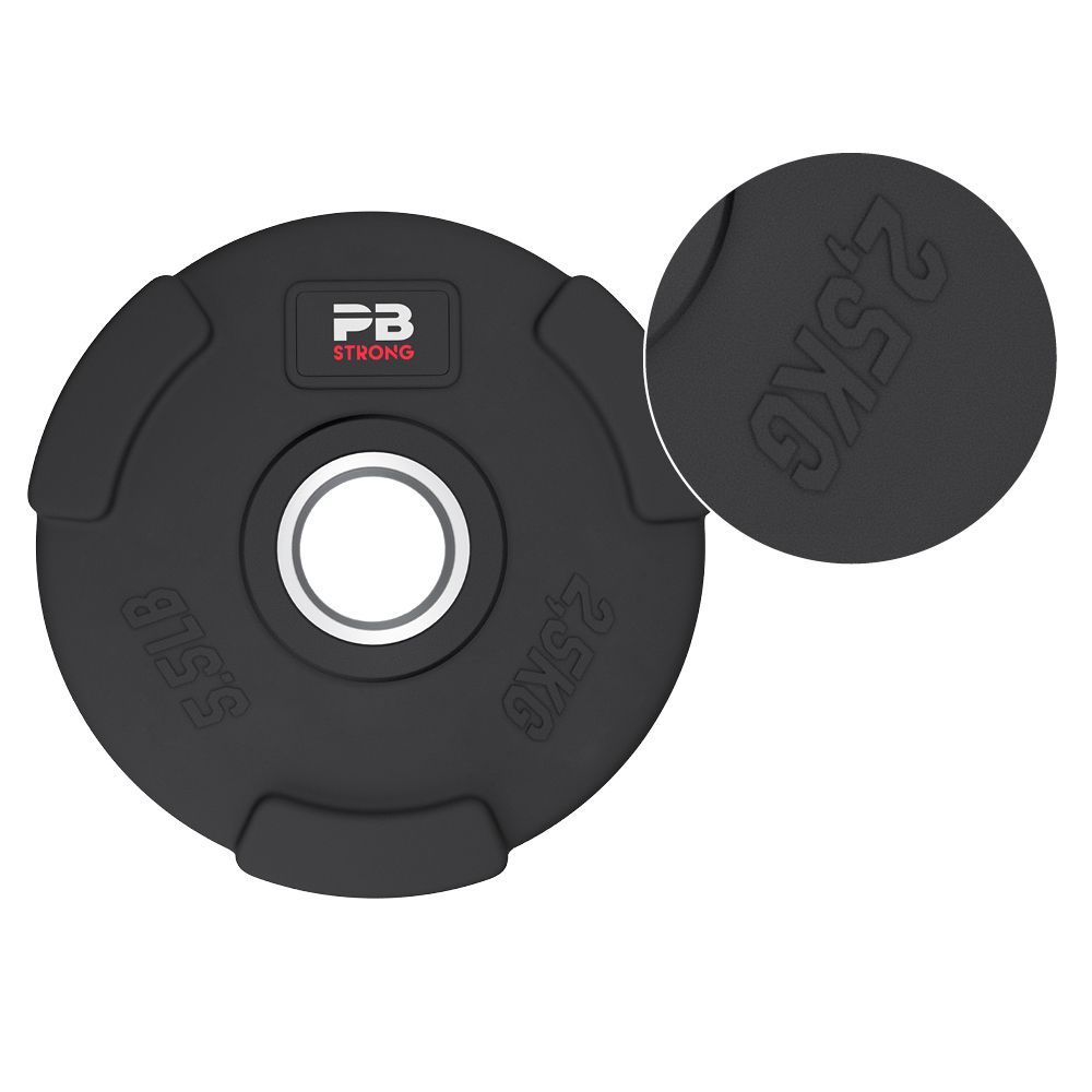 PB Strong 3-fogantyús Gumírozott Súlytárcsa (2,5kg)