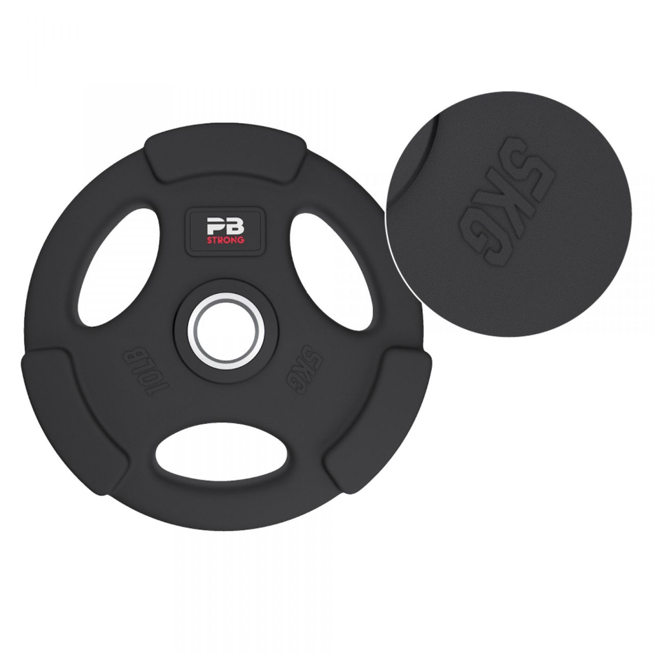 PB Strong 3-fogantyús Gumírozott Súlytárcsa (5kg)