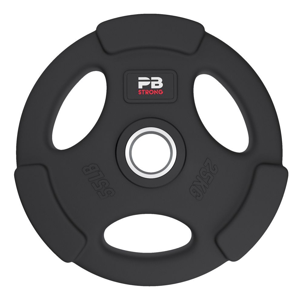 PB Strong 3-fogantyús Gumírozott Súlytárcsa (25kg)