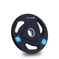  THUNDER - OLYMPIC PLATE WITH GRIP - OLIMPIAI SÚLYTÁRCSA FOGANTYÚVAL - 10 KG