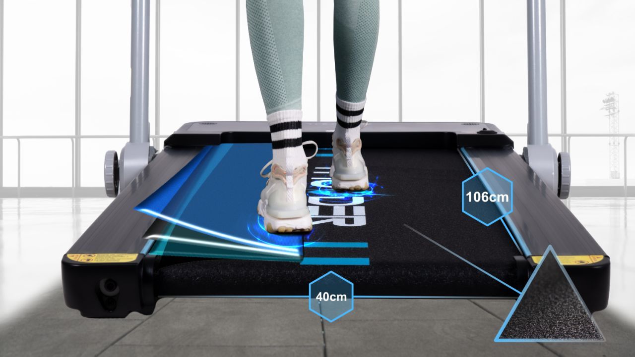 THUNDER - IMPACT - KOMPAKT FUTÓPAD 12 KM/H VÉGSEBESSÉGGEL, 130 KG TESTSÚLYIG, EZÜST THUNDER - IMPACT - KOMPAKT FUTÓPAD 12 KM/H VÉGSEBESSÉGGEL, 130 KG TESTSÚLYIG, EZÜST