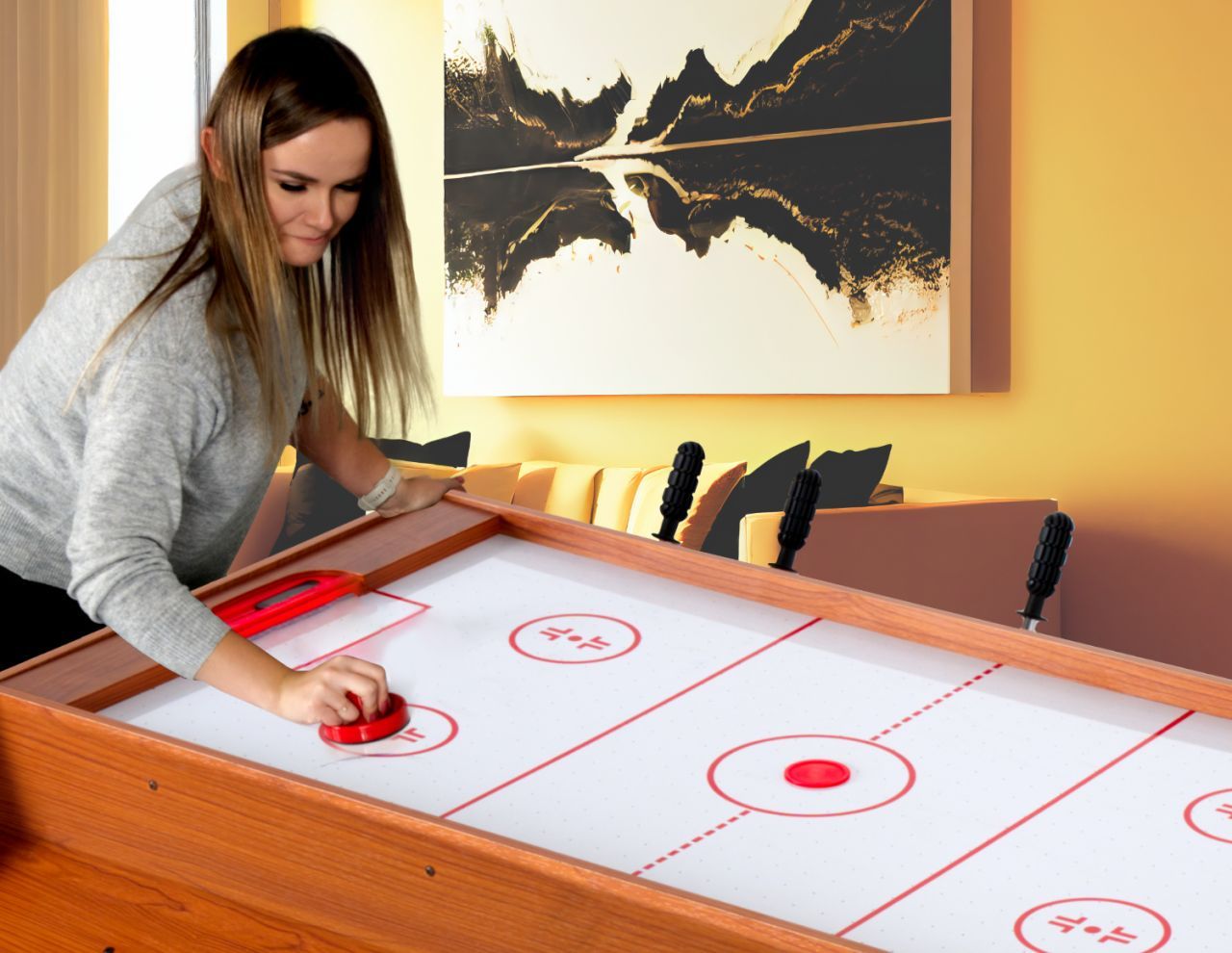 THUNDER - SMART SWIVEL GAME TABLE - 3 AZ 1-BEN FORGATHATÓ BILIÁRD-, CSOCSÓ- ÉS LÉGHOKI ASZTAL THUNDER - SMART SWIVEL GAME TABLE - 3 AZ 1-BEN FORGATHATÓ BILIÁRD-, CSOCSÓ- ÉS LÉGHOKI ASZTAL