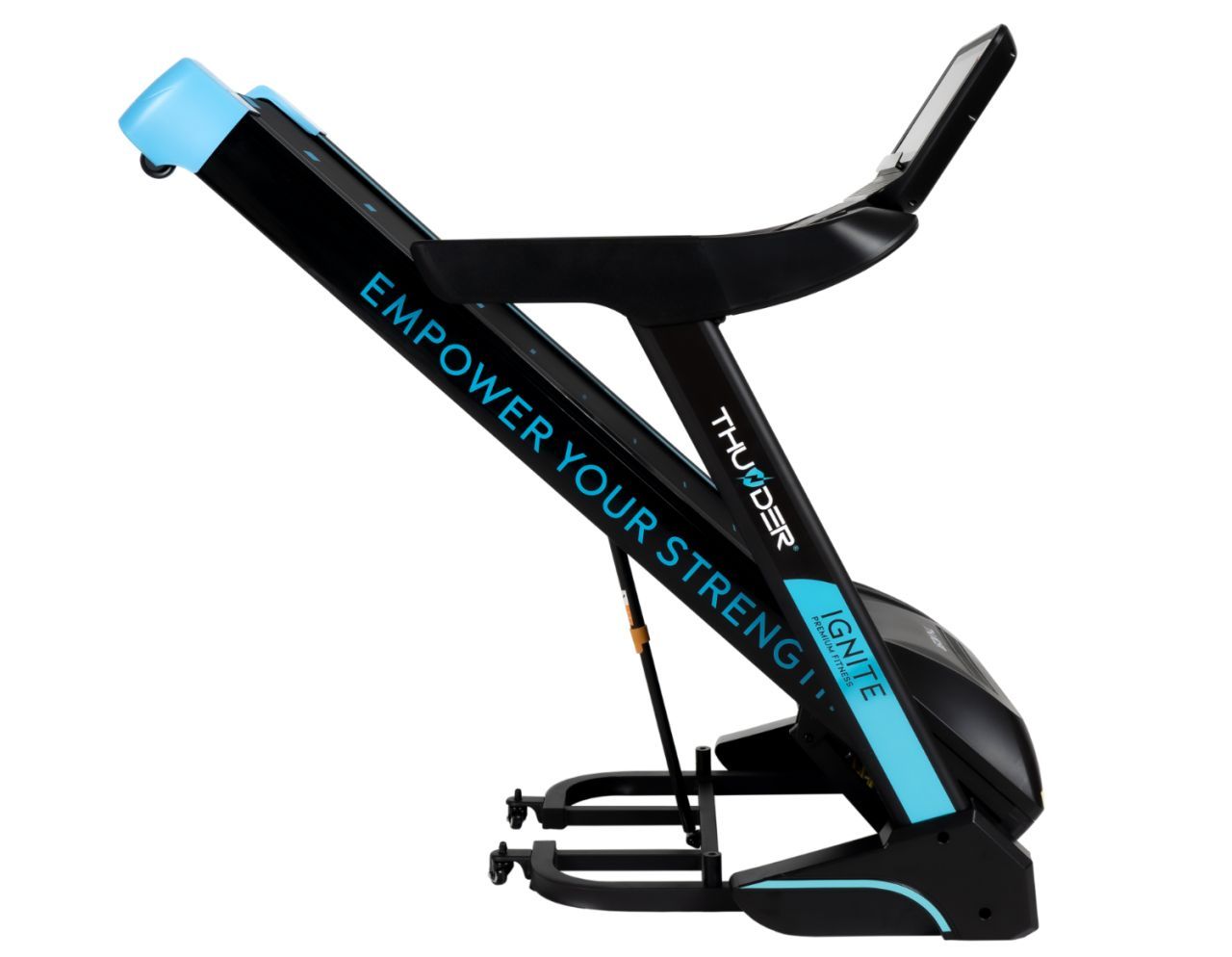 THUNDER - IGNITE - PRÉMIUM EDZŐTERMI FUTÓPAD 22 KM/H VÉGSEBESSÉGGEL, 15,6" TFT KIJELZŐVEL, 220 KG TESTSÚLYIG THUNDER - IGNITE - PRÉMIUM EDZŐTERMI FUTÓPAD 22 KM/H VÉGSEBESSÉGGEL, 15,6" TFT KIJELZŐVEL, 220 KG TESTSÚLYIG