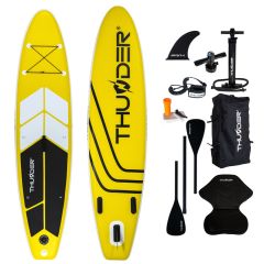 THUNDER OUTDOOR - COAST YELLOW SUP BOARD - SUP DESZKA KIEGÉSZÍTŐKKEL - 320 X 76 X 15 CM