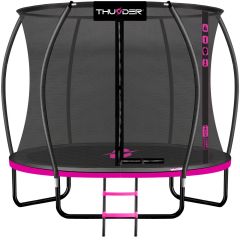 THUNDER OUTDOOR - INSIDE ULTRA 8 FT, PINK - BELSŐ HÁLÓS SPORT TRAMBULIN 255 CM, FEKETE-PINK