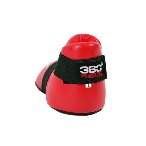 360Gears - Kick-box lábfejvédő, piros