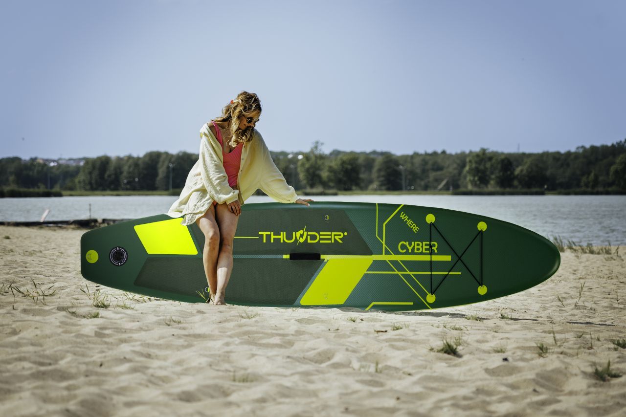 THUNDER OUTDOOR - CYBERSTORM 2.0 - SUP BOARD - SUP DESZKA KIEGÉSZÍTŐKKEL - 320 X 76 X 15 CM