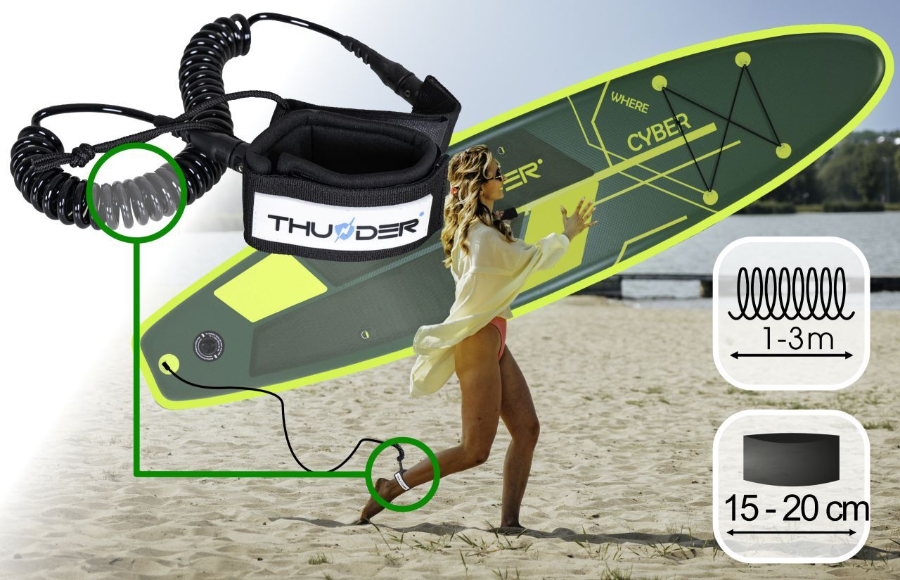 THUNDER OUTDOOR - CYBERSTORM 2.0 - SUP BOARD - SUP DESZKA KIEGÉSZÍTŐKKEL - 320 X 76 X 15 CM