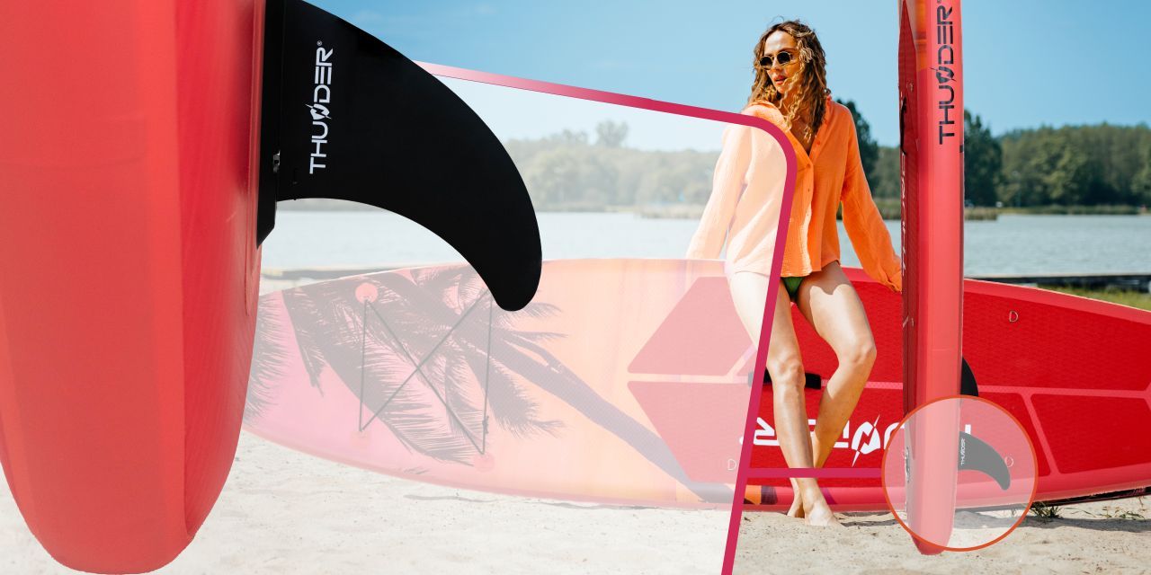 THUNDER OUTDOOR - MAUI - SUP BOARD - SUP DESZKA KIEGÉSZÍTŐKKEL - 320 X 76 X 15 CM